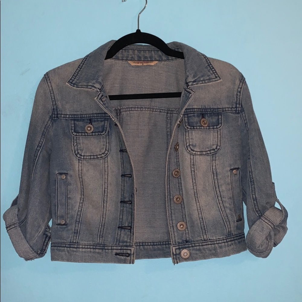 Cropped Denim Jacket